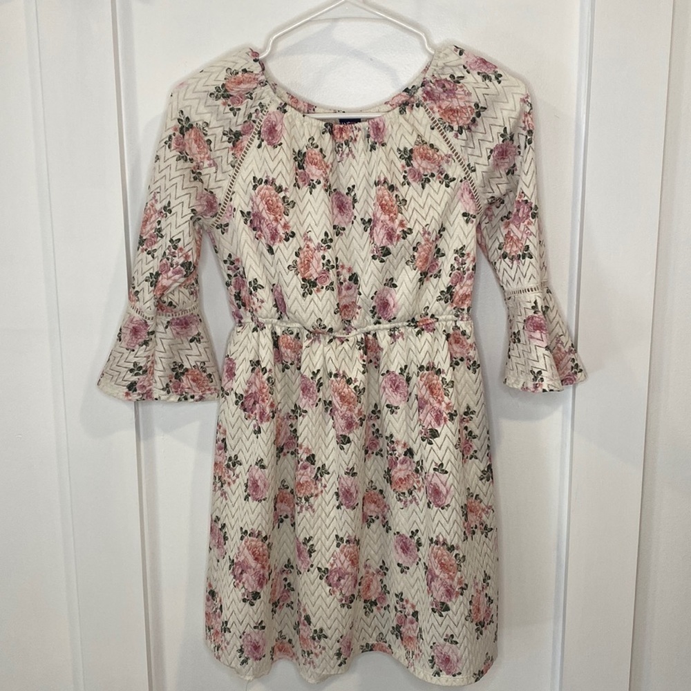 Girls spring floral Easter dress